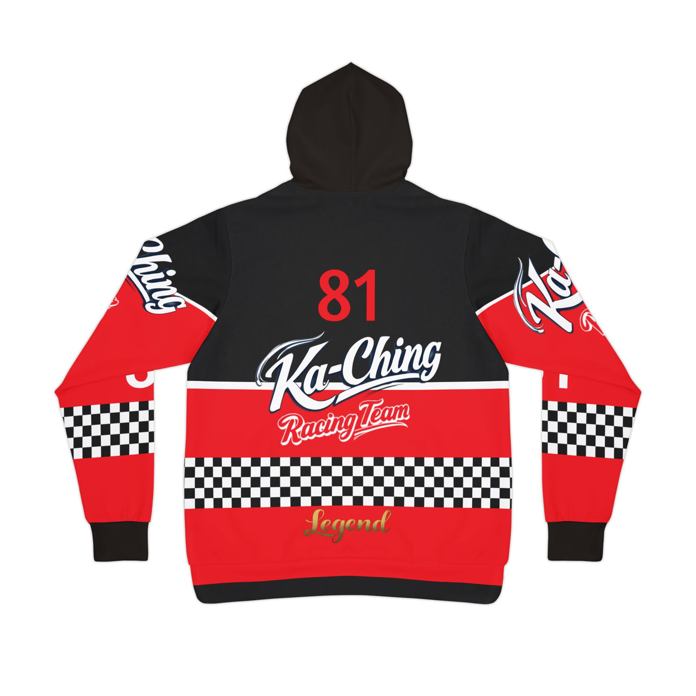 Ka-Ching Racing Hoodie unisex Motorsport Fans Red