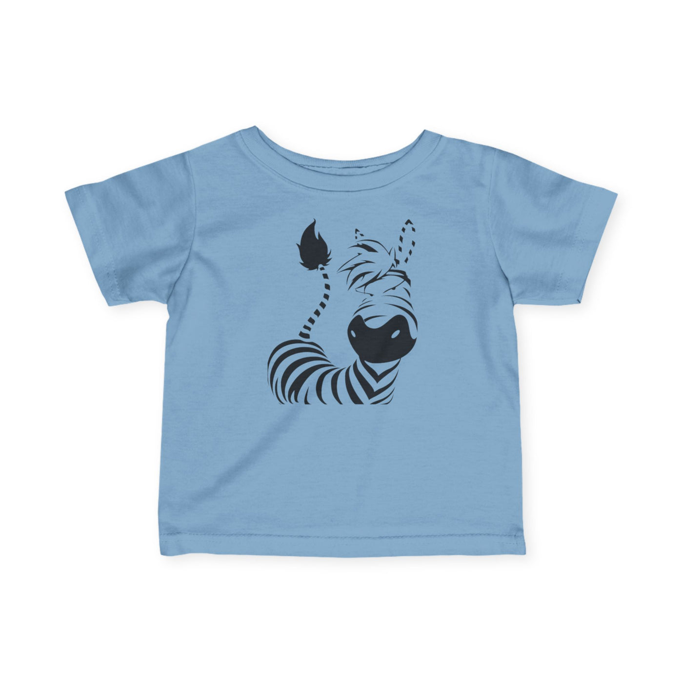 Cute Zebra Infant Tee, Baby Animal Shirt