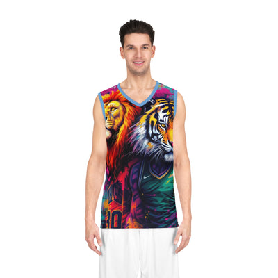 Ka-Ching Vibrant Basketball Tank Jersey 2, Cool Sports Apparel, Funky Athletic Wear, Unique Gift for Sports Lovers, Streetwear Style