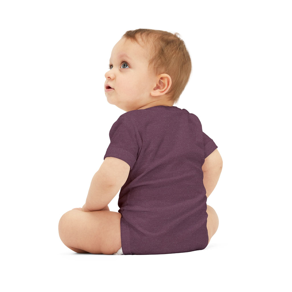 Ka-Ching Grumpy Boy Infant Onesie, Cute Baby Bodysuit.