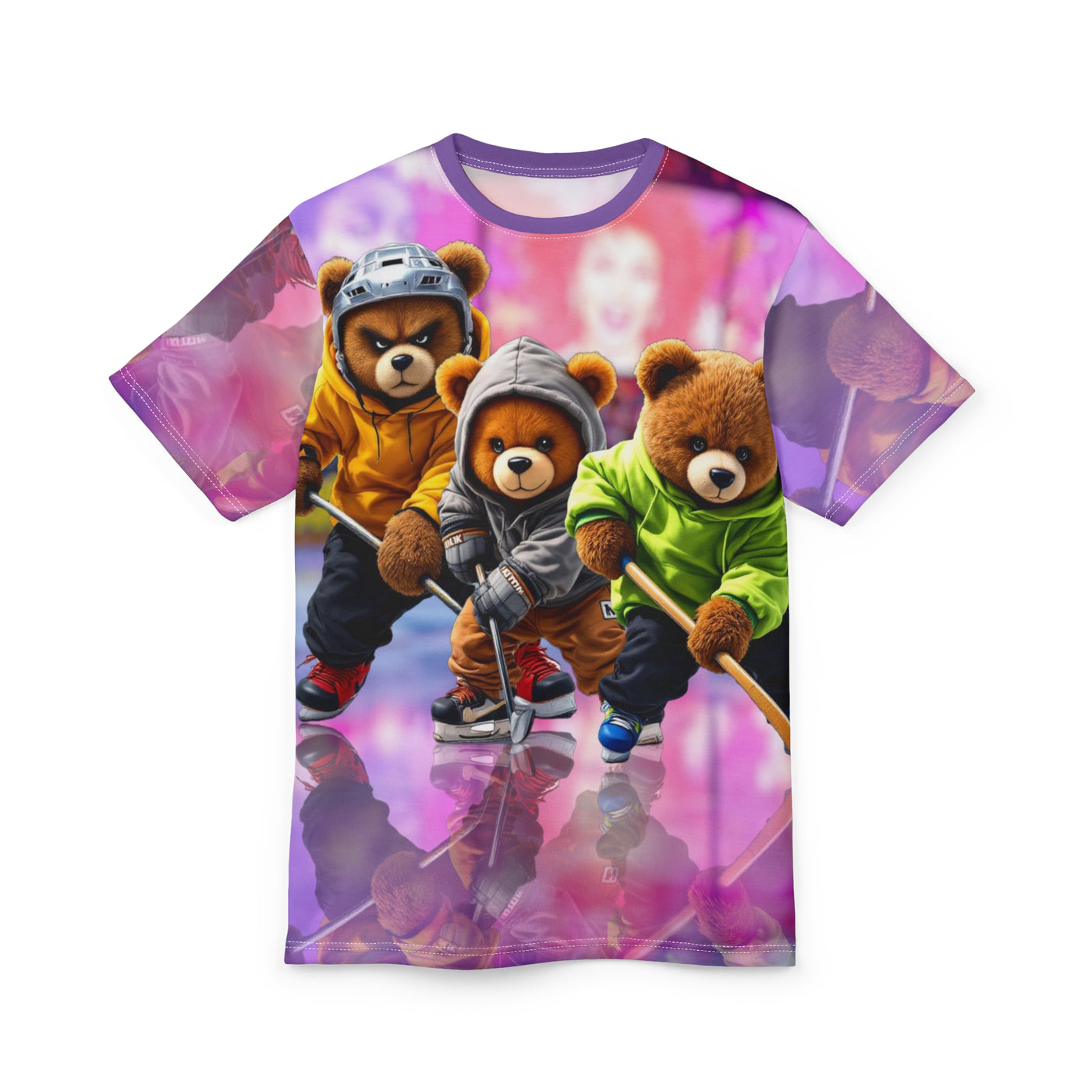 Graffiti Bears Hockey Unisex Tee