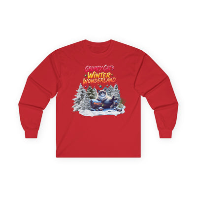 Grumpy Cat's Winter Wonderland Unisex Sleeve Tee. 1 '