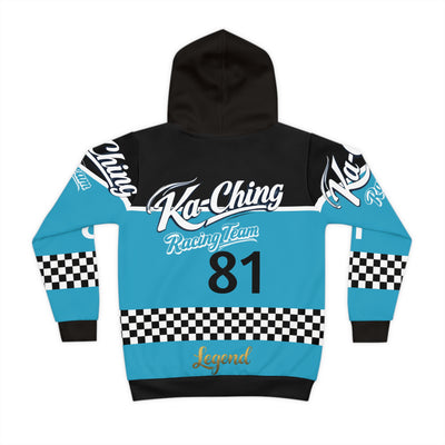 Ka-Ching Racing Hoodie unisex Motorsport Fans turquoise