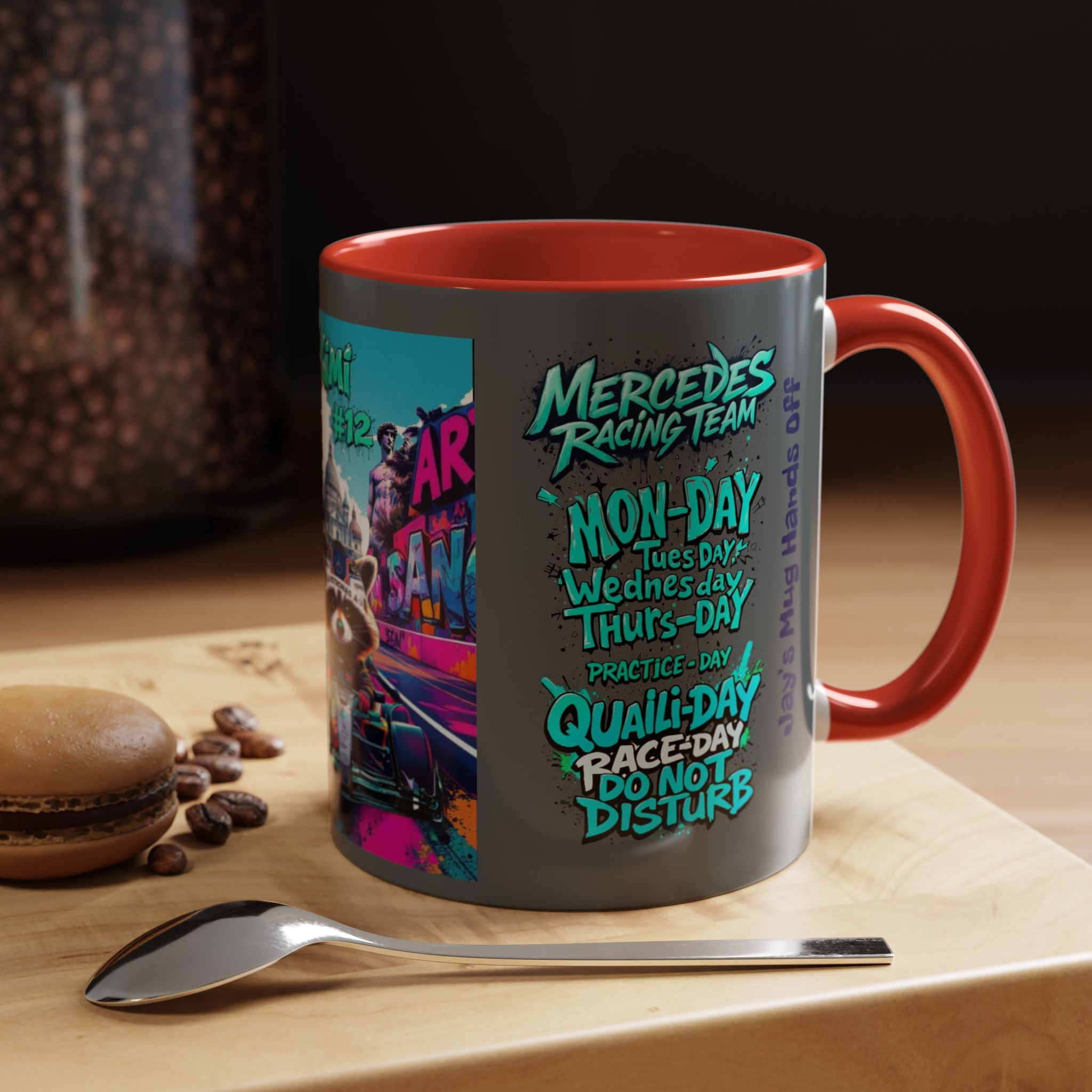 Racing Team Coffee Mug – Perfect for Motor Sports Fans!