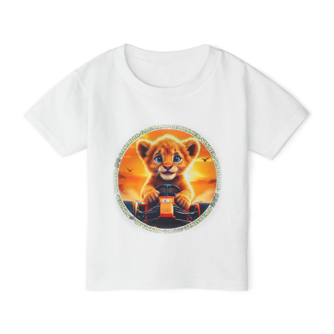 Toddler Lion Graphic T-Shirt - Cute Kids Apparel for Animal Lovers