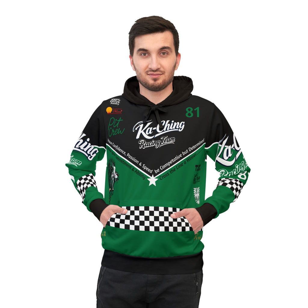 Ka-Ching Racing Hoodie unisex Motorsport Fans Green