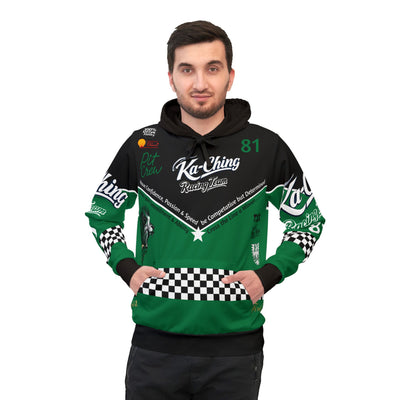 Ka-Ching Racing Hoodie unisex Motorsport Fans Green