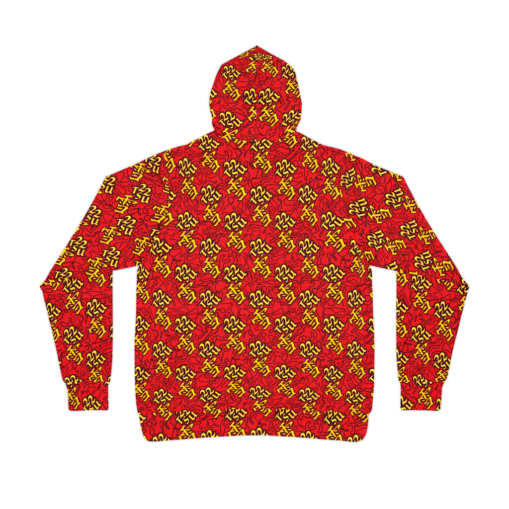 TSU Trackl repeat Red B Hoodie