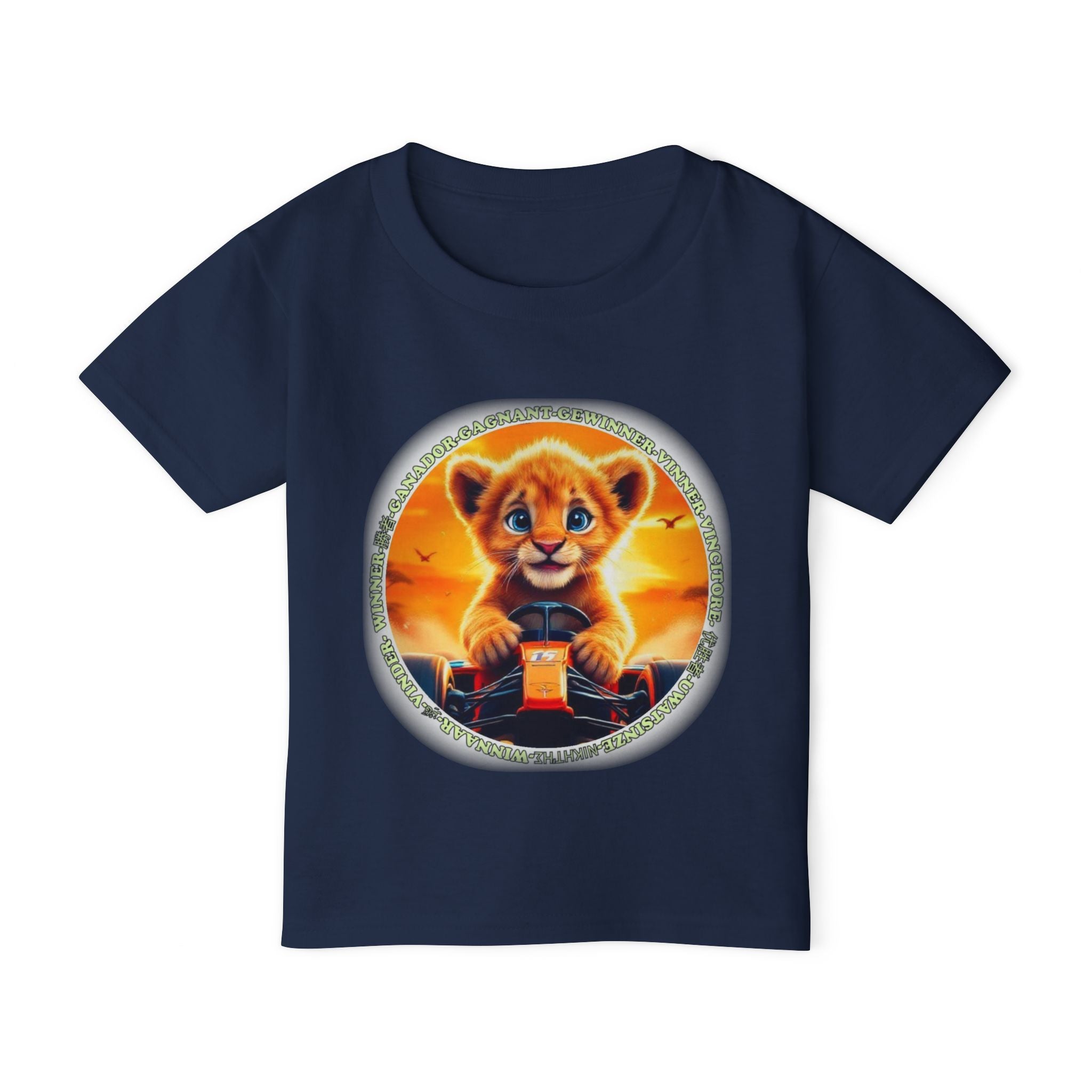 Toddler Lion Graphic T-Shirt - Cute Kids Apparel for Animal Lovers