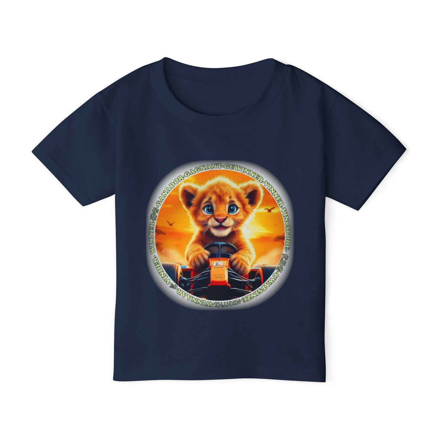 Toddler Lion Graphic T-Shirt - Cute Kids Apparel for Animal Lovers