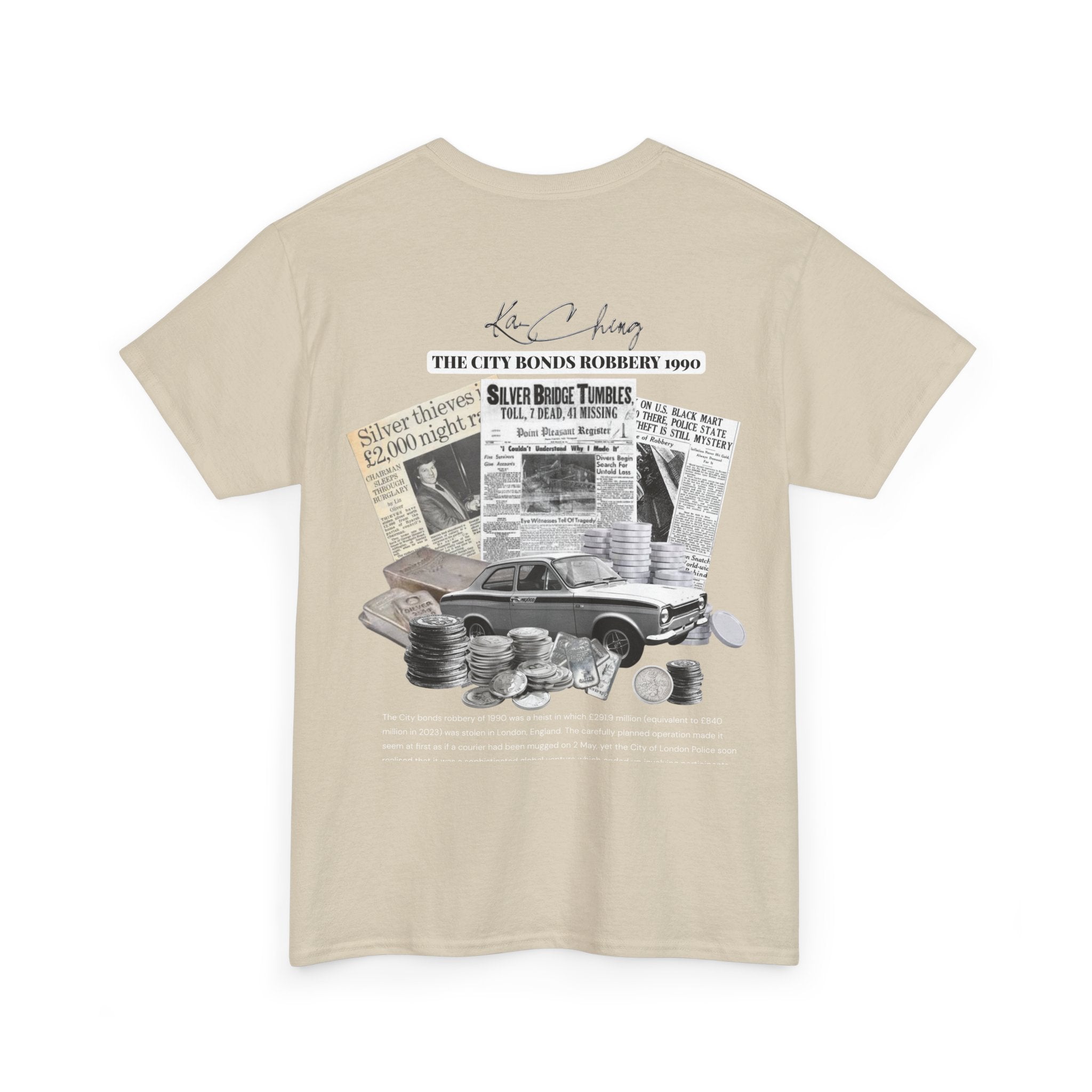 Silver Edition Tee with Retro Design