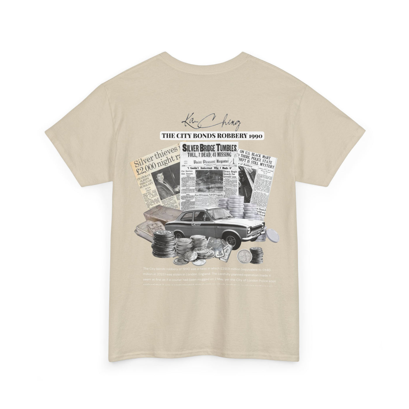 Silver Edition Tee with Retro Design