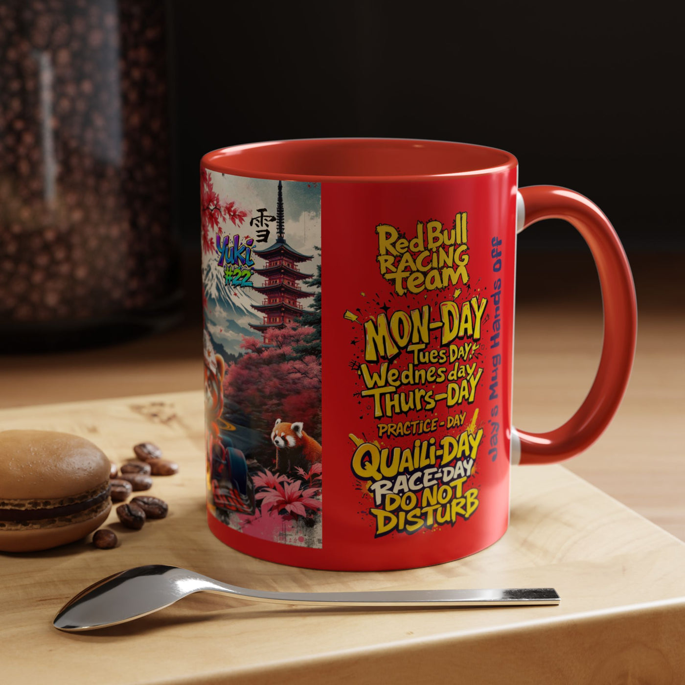 Team Coffee Mug – Perfect for Motor Sports Fans!