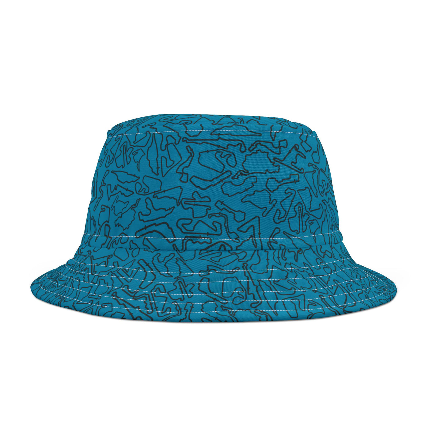 Teal bucket hat , Festival Fashion, Gift for Fashion Lovers, AOP Design