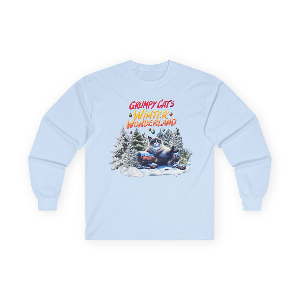 Grumpy Cat's Winter Wonderland Unisex Sleeve Tee. 1 '