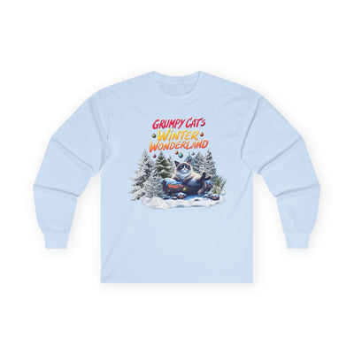 Grumpy Cat's Winter Wonderland Unisex Sleeve Tee. 1 '