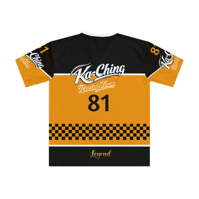 Ka-Ching Racing Team, Motorsports unisex T-Shirt Yellow