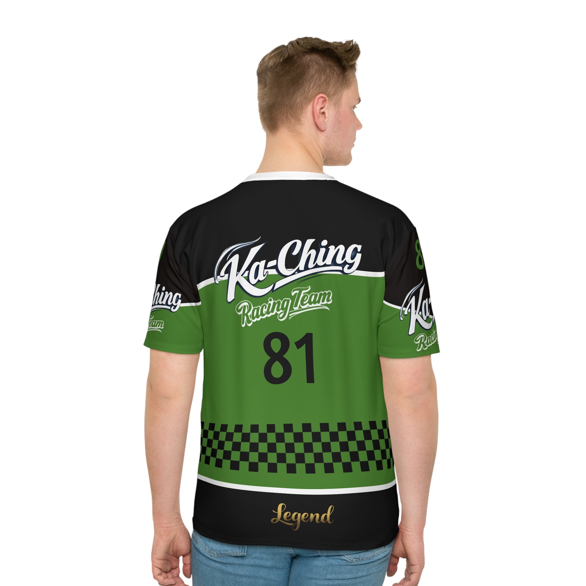Ka-Ching Racing Team, Motorsports unisex T-Shirt Green