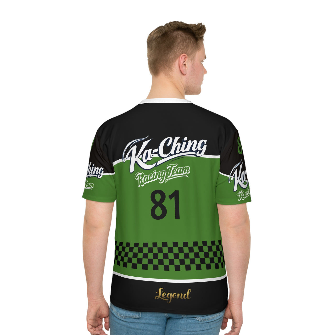 Ka-Ching Racing Team, Motorsports unisex T-Shirt Green
