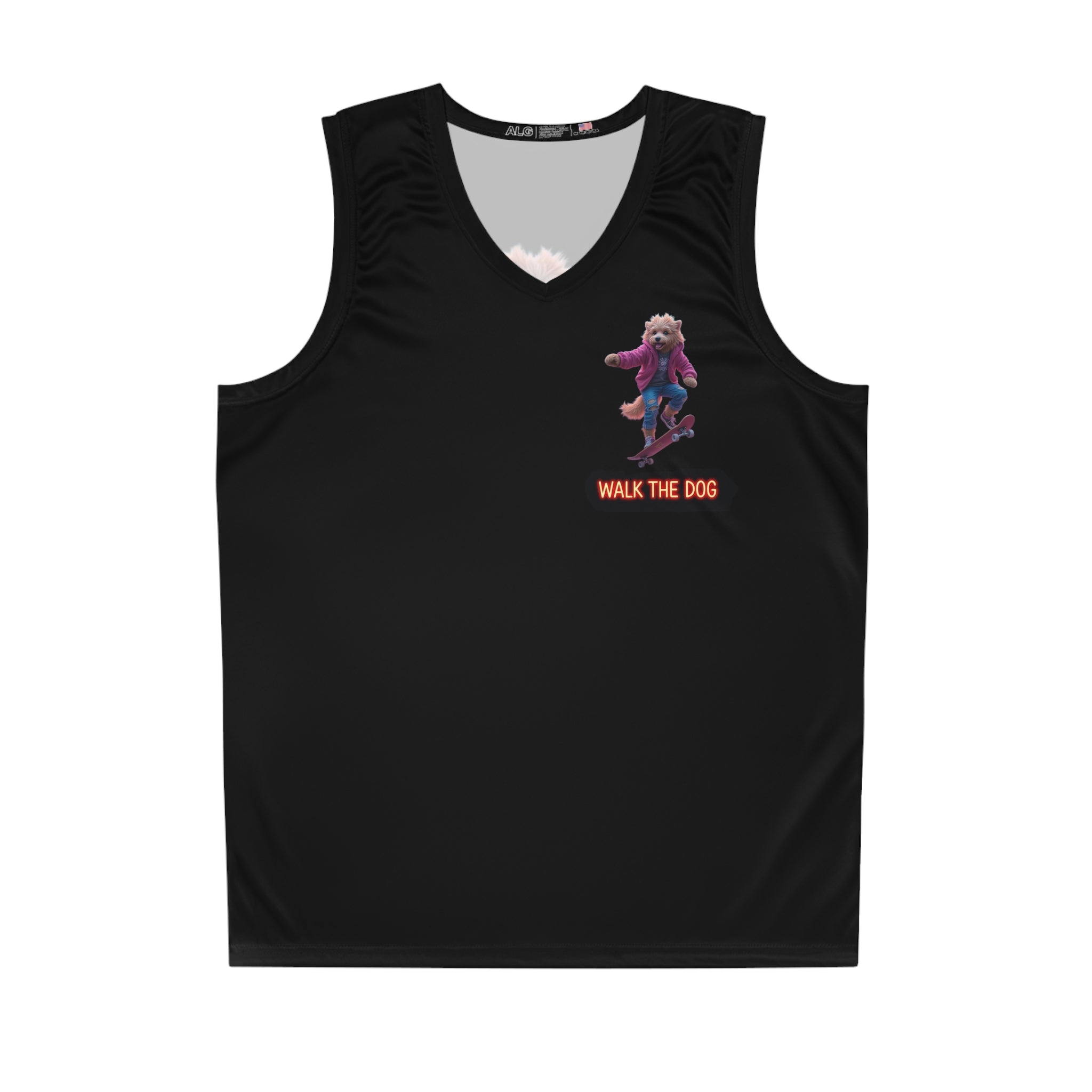 Walk the dog, Graffiti Graphic Tee, Big back graphic
