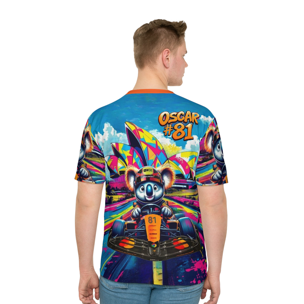 Australia #81 Loose T-Shirt - Colorful Racing Design- Perfect for Motorsport Fans