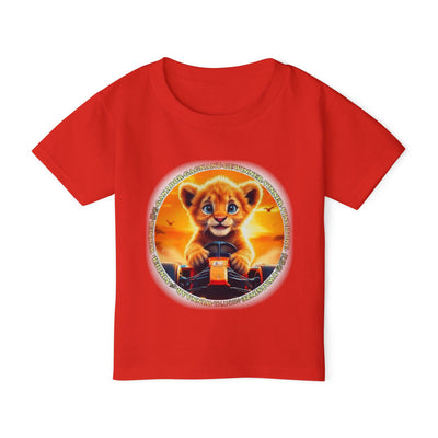 Toddler Lion Graphic T-Shirt - Cute Kids Apparel for Animal Lovers