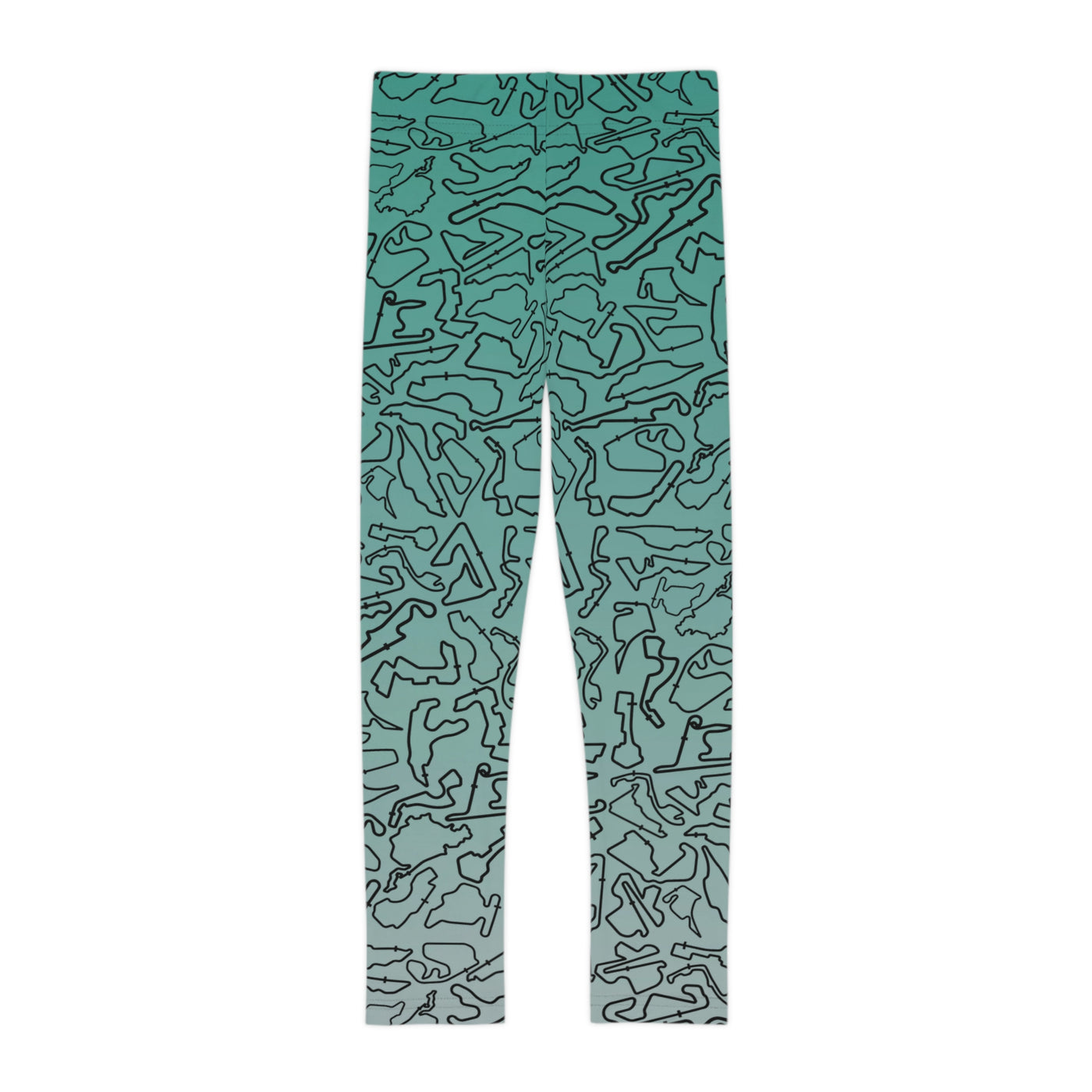 Track print tealto silverkids Leggings, Activewear, Fashionable
