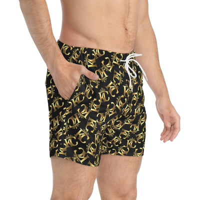 Men's KC gold Swim Trunks.