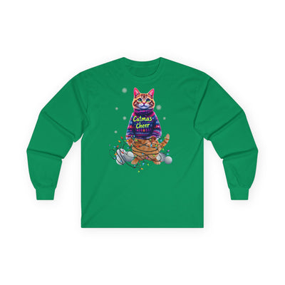 Cat Long Sleeve Tee, Unisex Cat Lover Shirt, .
