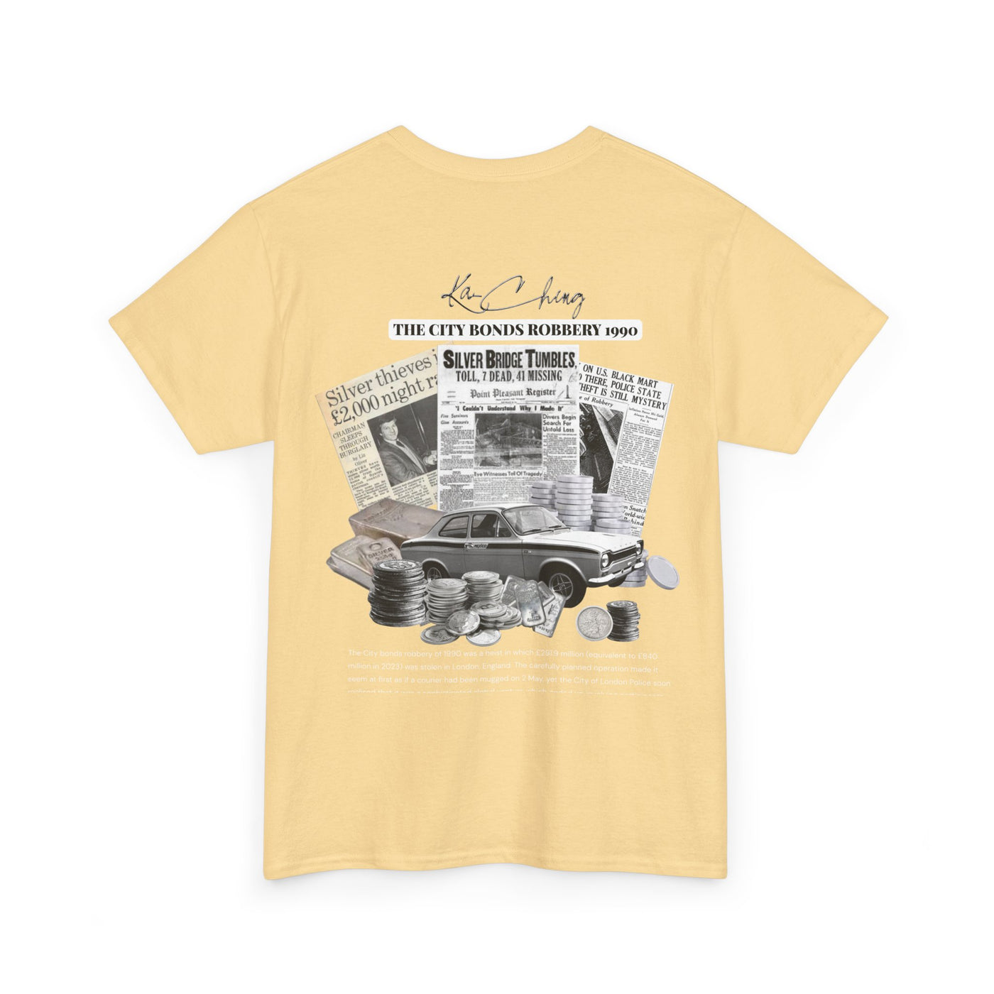Silver Edition Tee with Retro Design