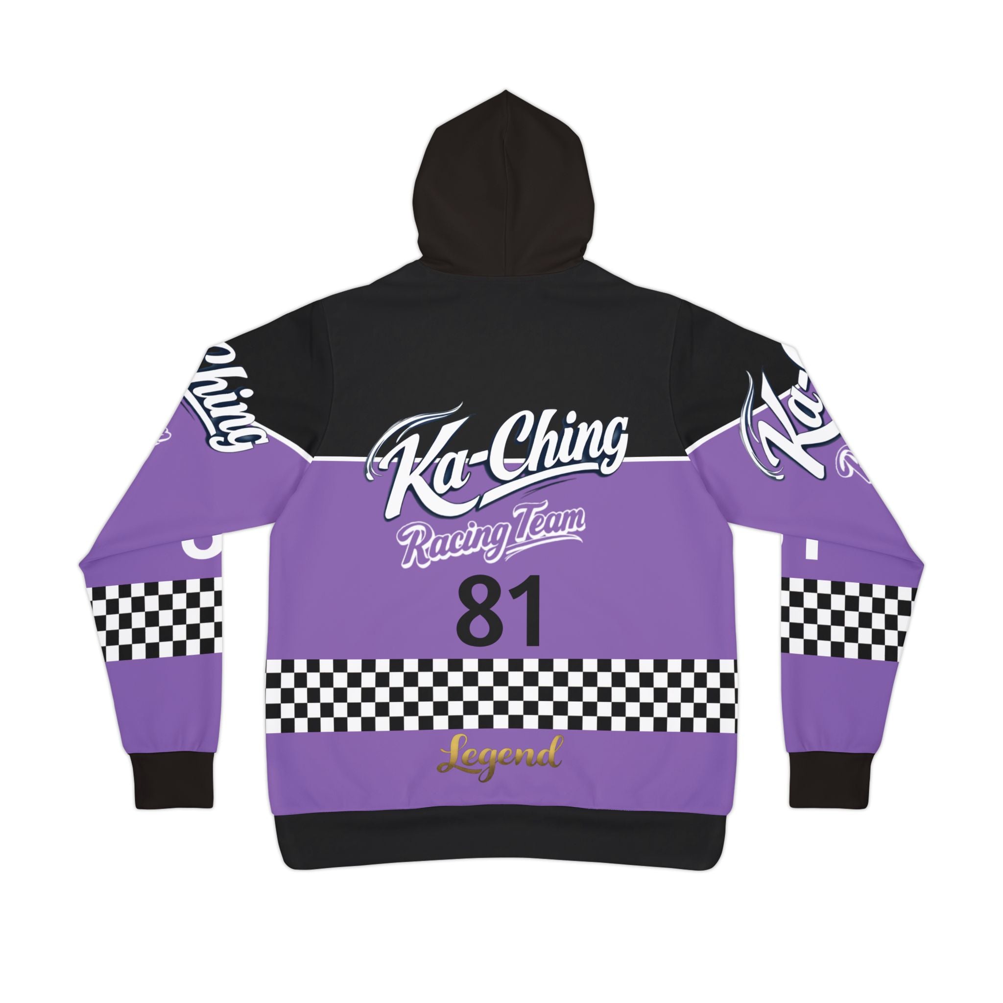 Ka-Ching Racing Hoodie unisex Motorsport Fans Purple