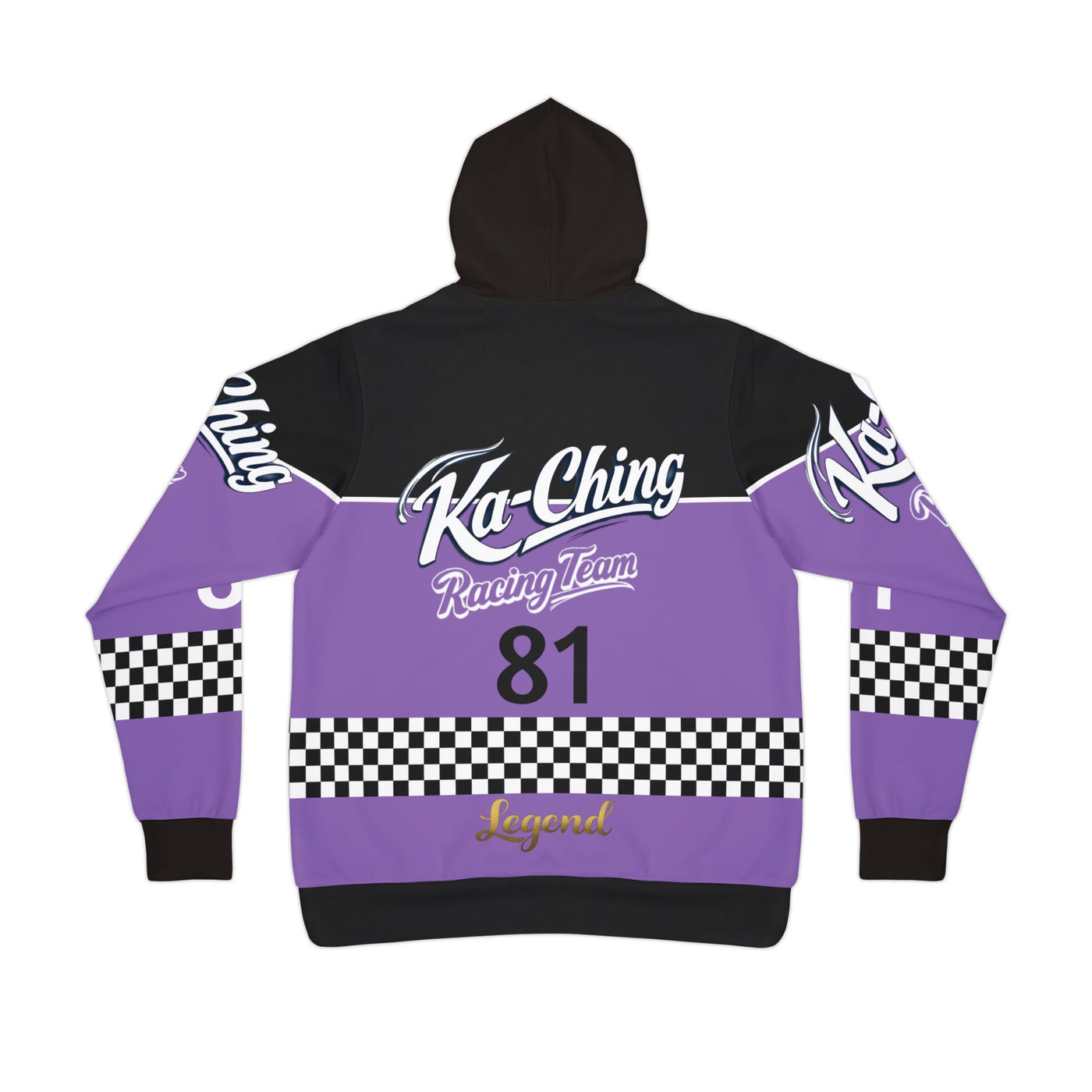 Ka-Ching Racing Hoodie unisex Motorsport Fans Purple
