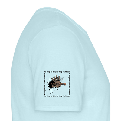 Unisex T-Shirt Ching Bronze Logo CHBZ-T-04w - sky