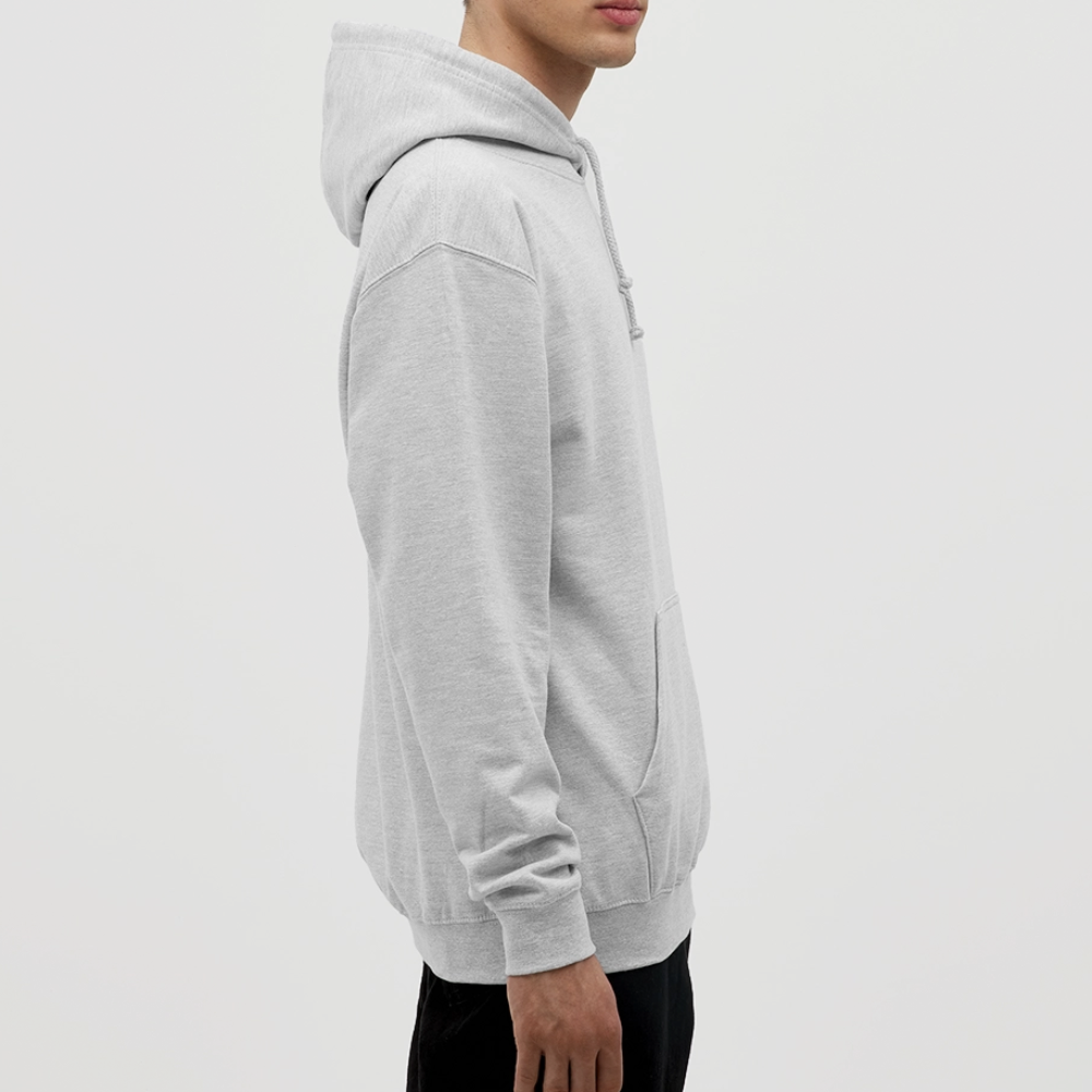 Ka-Ching Unisex Hoodie Ching Bronze logo - light heather grey