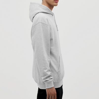 Ka-Ching Unisex Hoodie Ching Bronze logo - light heather grey