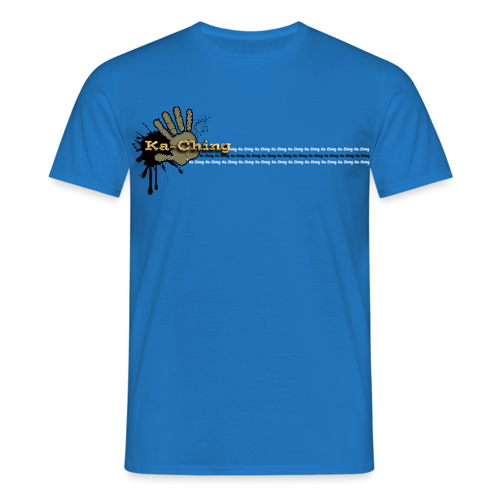 Unisex T-Shirt Ching Gold Logo CHGD-T-02c - royal blue