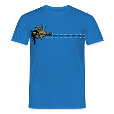 Unisex T-Shirt Ching Gold Logo CHGD-T-02c - royal blue