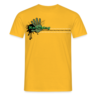 Unisex T-Shirt Ching Green Logo CHGR-T-01c - yellow