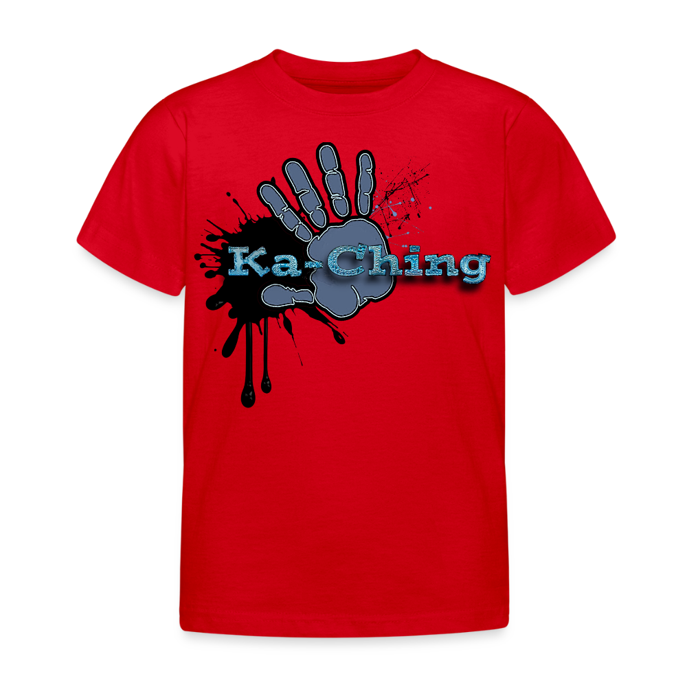 Kids T-Shirt Blue - red