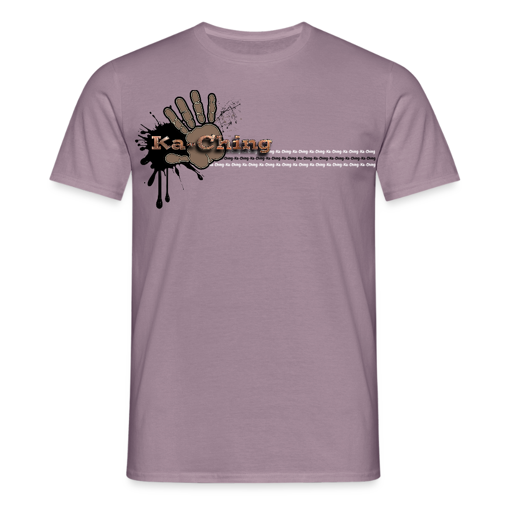 Unisex T-Shirt Ching Bronze Logo CHBZ-T-04c - purple-grey 