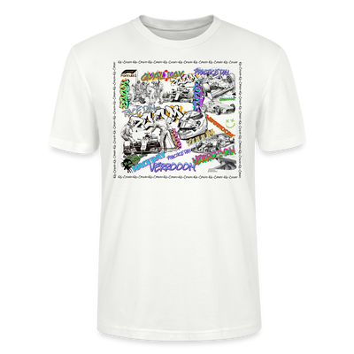 Unisex T-Shirt Graffiti F1 - white