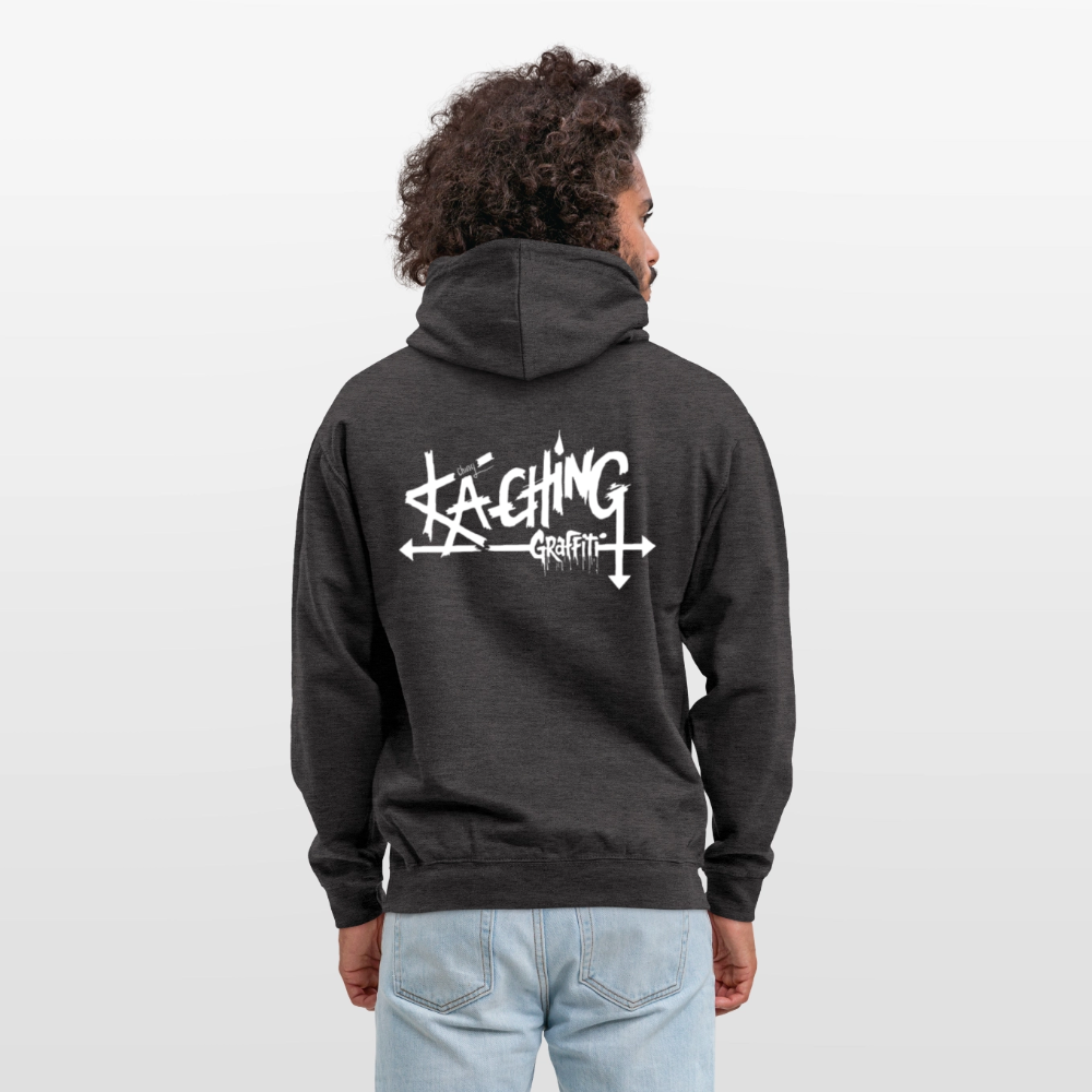 Minimal Range Unisex Hoodie limited Ka-Ching ⁶design - charcoal grey