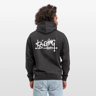 Minimal Range Unisex Hoodie limited Ka-Ching ⁶design - charcoal grey
