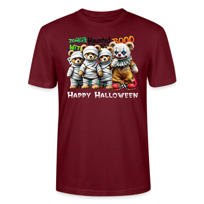 Teddies clown Tee - burgundy