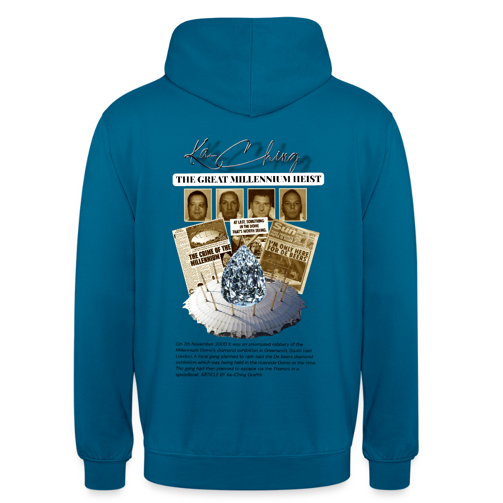 Diamond Range Unisex Hoodie limited editions design 2 - deep sea blue 