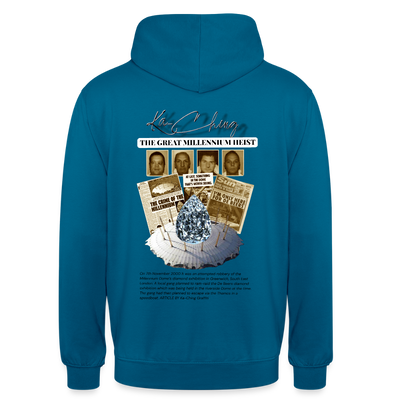 Diamond Range Unisex Hoodie limited editions design 2 - deep sea blue 