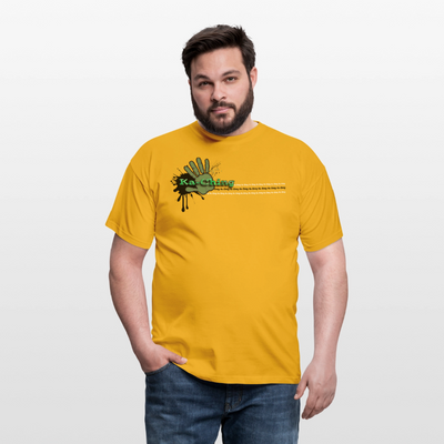 Unisex T-Shirt Ching Green Logo CHGR-T-01c - yellow