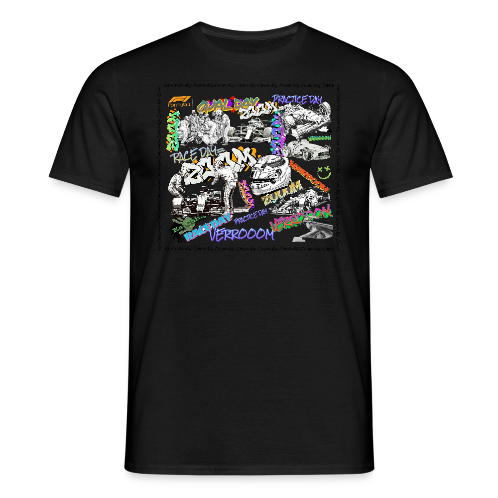 Unisex T-Shirt F1 Graffiti - black