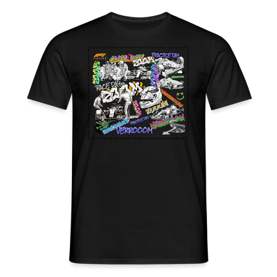 Unisex T-Shirt F1 Graffiti - black
