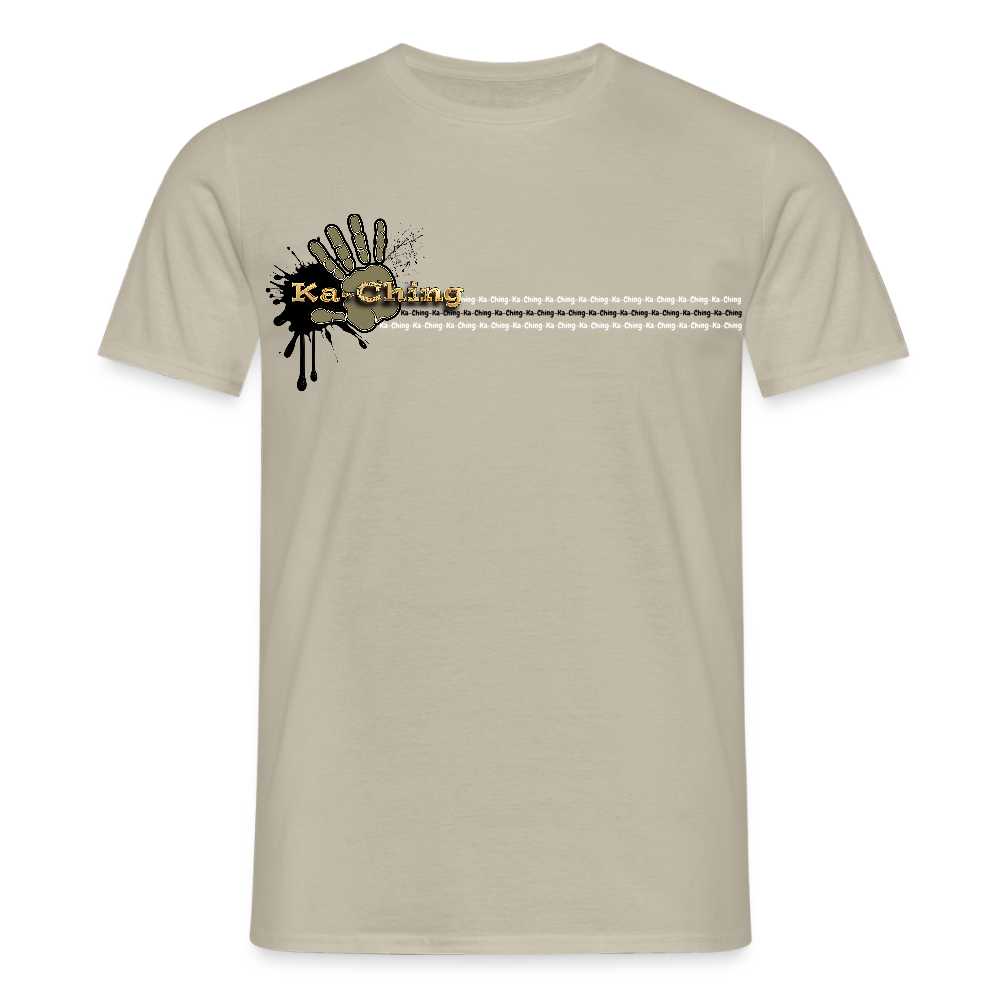 Unisex T-Shirt Ching Gold Logo CHGD-T-02c - sand beige